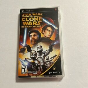 PSP Star Wars the clone wars republic heroes